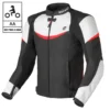 Giacca Moto Pelle Racing Befast PORTIMAO CE Nero Bianco Rosso -Accessori Per Moto bhat146unbwr a ok 2