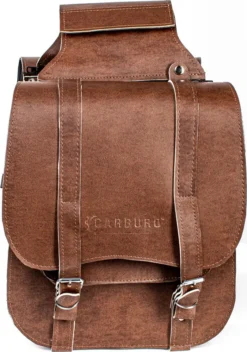 Coppia Borse Laterali Carburo Mustang Marrone 30 Litri -Accessori Per Moto carburo 0001216079 15 04 08 3 04 3