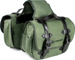 Coppia Borse Laterali Carburo Matrix Verde Militare 28 Litri