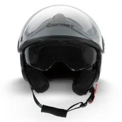 Kit Coppia Rapid III Grigio Opaco - 2 Caschi Jet Befast Doppia Visiera -Accessori Per Moto casco jack befast grigio ad hoc1 3 1