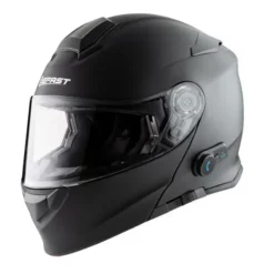 Nuovi arrivi -Accessori Per Moto casco modulare befast connection con interfono integrato nero opaco 1