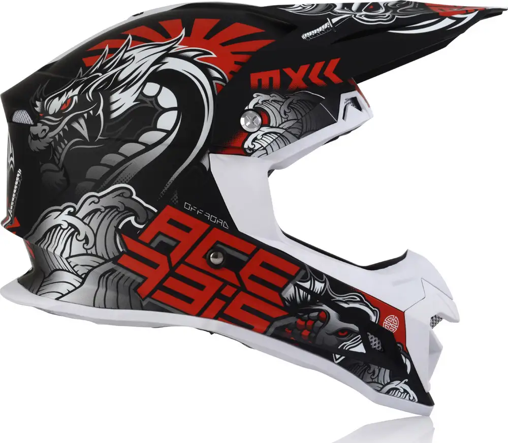 Casco Cross Acerbis PROFILE 4.0 Nero Grigio 6 Casco Cross Acerbis PROFILE 4.0 Nero Grigio - immagine 4