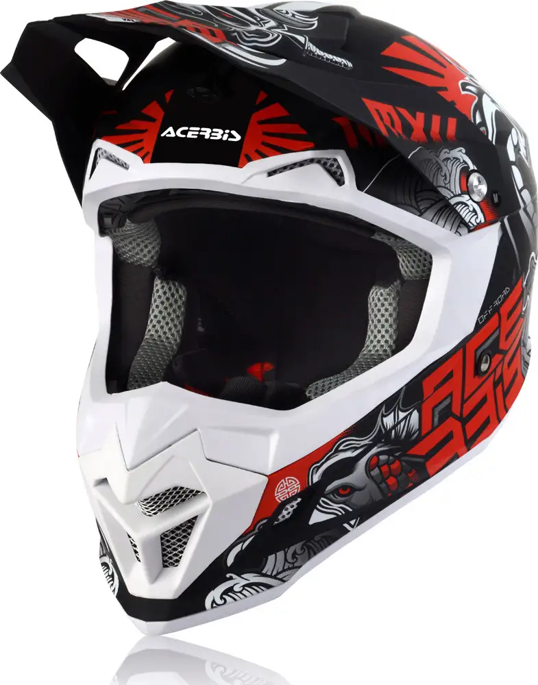 Casco Cross Acerbis PROFILE 4.0 Nero Grigio 3 Casco Cross Acerbis PROFILE 4.0 Nero Grigio