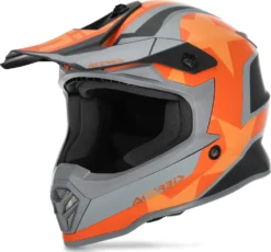 Casco Cross Bambino Acerbis IMPACT STEEL Junior Nero Arancio