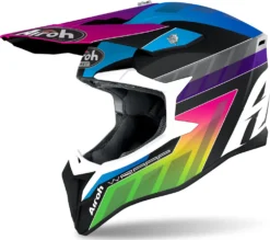 Casco Cross Bambino Airoh Wraap Youth Prism Opaco
