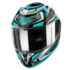 Casco Integrale Givi 50.9 ATOMIC Titanio Argento Blu -Accessori Per Moto casco integrale givi 50 9 atomic titanio argento blu