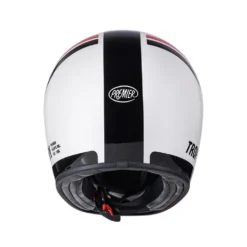 Premier® Casco Integrale Premier TROPHY In Fibra DO8 Bianco Nero Rosso -Accessori Per Moto casco integrale premier trophy in fibra do8 bianco nero rosso5
