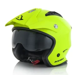 Casco Jet Acerbis Aria Giallo Fluo