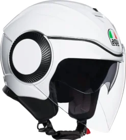 Casco Jet AGV ORBYT MONO Bianco Lucido