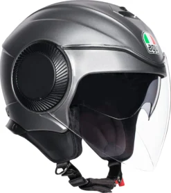 Casco Jet AGV ORBYT MONO Grigio Opaco