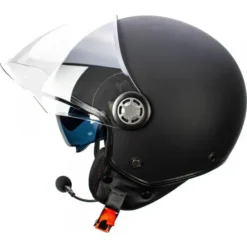 Nuovi arrivi -Accessori Per Moto casco jet befast rapid connect iii nero opaco con interfono integrato2