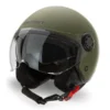 Casco Jet Befast RAPID III Doppia Visiera Verde Militare