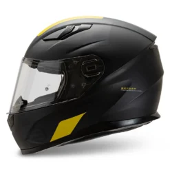 Casco Integrale Befast Flash Nero Giallo -Accessori Per Moto flash nero giallo laterale sx
