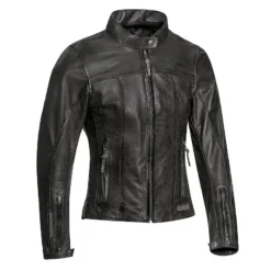 Giacca Moto Donna Pelle Estiva Ixon CRANK AIR LADY Nero