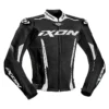 Giacca Moto Pelle Estiva Ixon VORTEX 2 Nero Bianco -Accessori Per Moto giacca moto pelle estiva ixon vortex 2 nero bianco