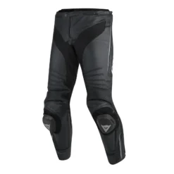Pantaloni Moto Pelle Dainese Misano Nero Nero Antracite