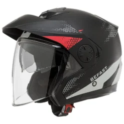 Casco Jet Befast Volt Bianco Rosso Nero