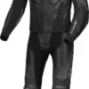 Tuta Moto Pelle Divisibile Macna Tronniq Nero