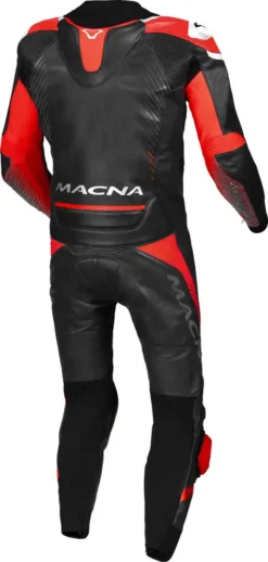 Accessori Per Moto -Accessori Per Moto tuta moto pelle divisibile macna tronniq nero rosso2