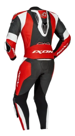 Accessori Per Moto -Accessori Per Moto tuta moto pelle intera ixon vendetta evo nero rosso bianco2