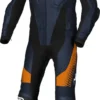 Tuta Moto Pelle Intera Macna Tronniq Nero Blu Arancione -Accessori Per Moto tuta moto pelle intera macna tronniq nero blu arancione